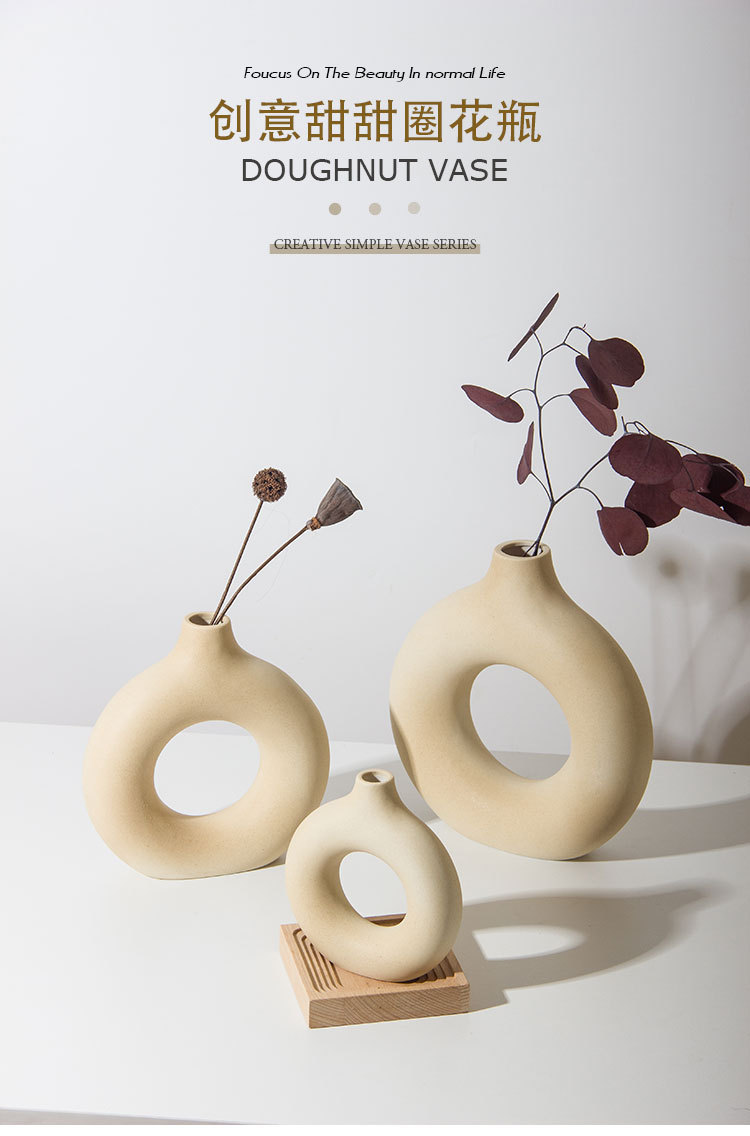 Porcelain craft  Decoration Creative Ceramic Crafts Living Room Flower Arrangement Home Cross-Border Hot