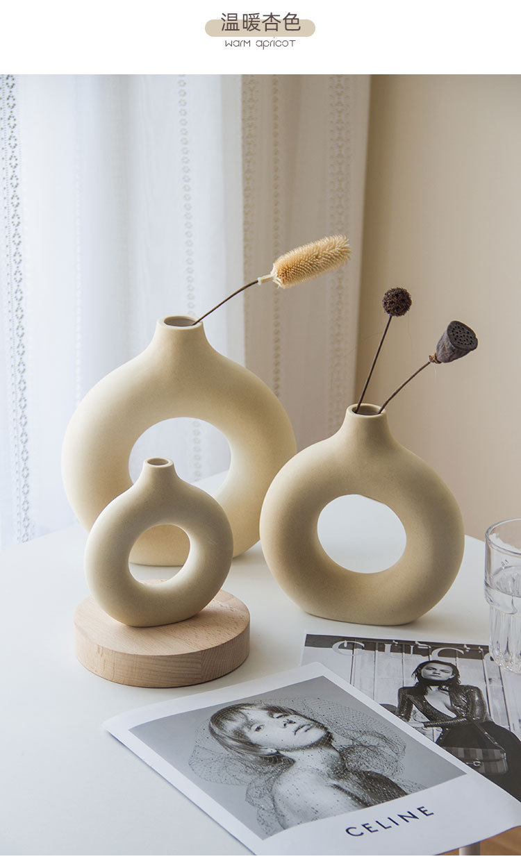 Porcelain craft  Decoration Creative Ceramic Crafts Living Room Flower Arrangement Home Cross-Border Hot