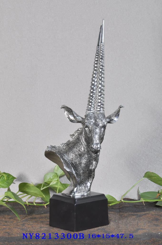New Chinese-Southeast Asian home decor modern European-American wind technology of sheep&#039;s head decoration