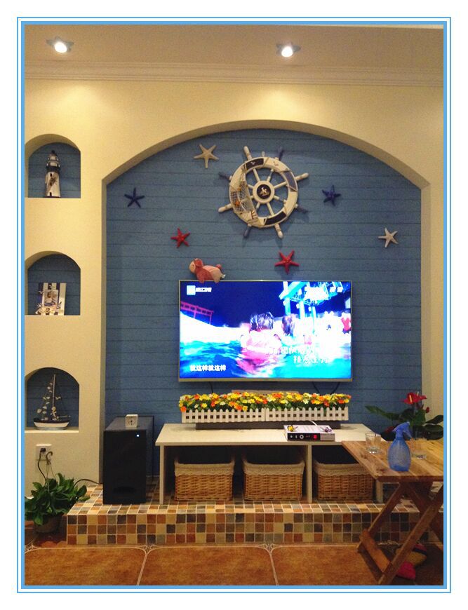 Special sale on 62cm Mediterranean Landmark Helmsman Bar Wall Pendant