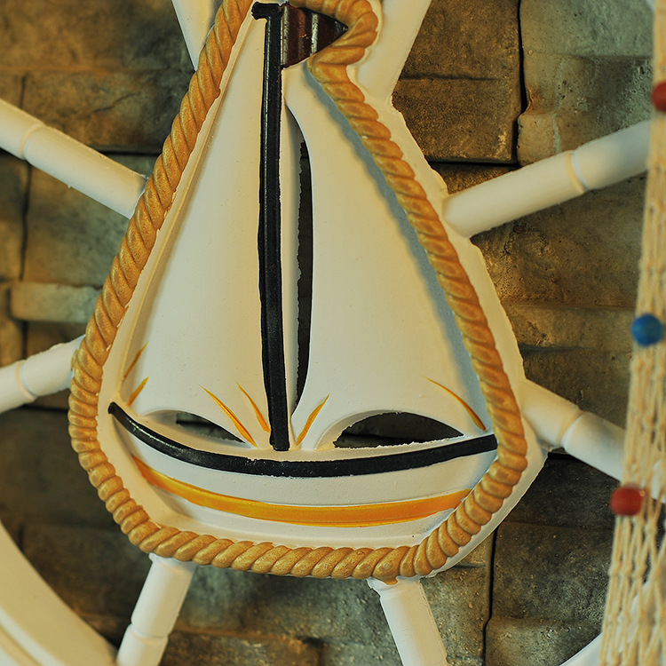 Special sale on 62cm Mediterranean Landmark Helmsman Bar Wall Pendant