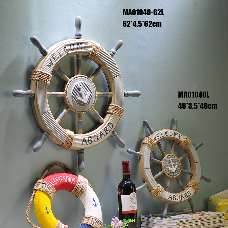 Special sale on 62cm Mediterranean Landmark Helmsman Bar Wall Pendant