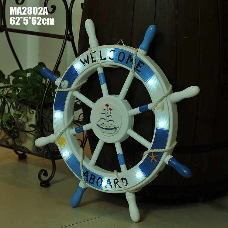 Special sale on 62cm Mediterranean Landmark Helmsman Bar Wall Pendant