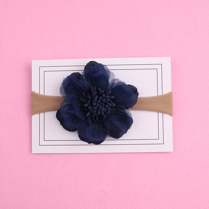 New European and American Style Lace Mesh Multi-Color Artificial Flower Children's Hair Band Photo Studio Photography Baby Princess Hair Band Hair Accessories New European and American Style Lace Mesh Multi-Color Artificial Flower Children's Hair Band Photo Studio Photography Baby Princess Hair Band Hair Accessories
