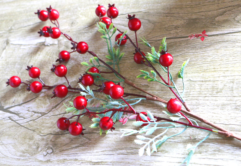 Custom Factory Small Red Pomegranate Fruit Branch Simulation Berries Christmas Fruit Christmas Artificial Flower Home Decoration Wholesale Custom Factory Small Red Pomegranate Fruit Branch Simulation Berries Christmas Fruit Christmas Artificial Flower Home Decoration Wholesale