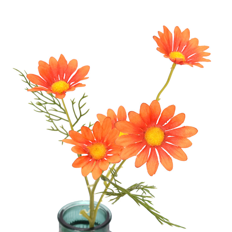 5-Head Dutch Chrysanthemum Artificial Daisy Calliopsis Home Wedding Photographic Prop Decoration Artificial Flower