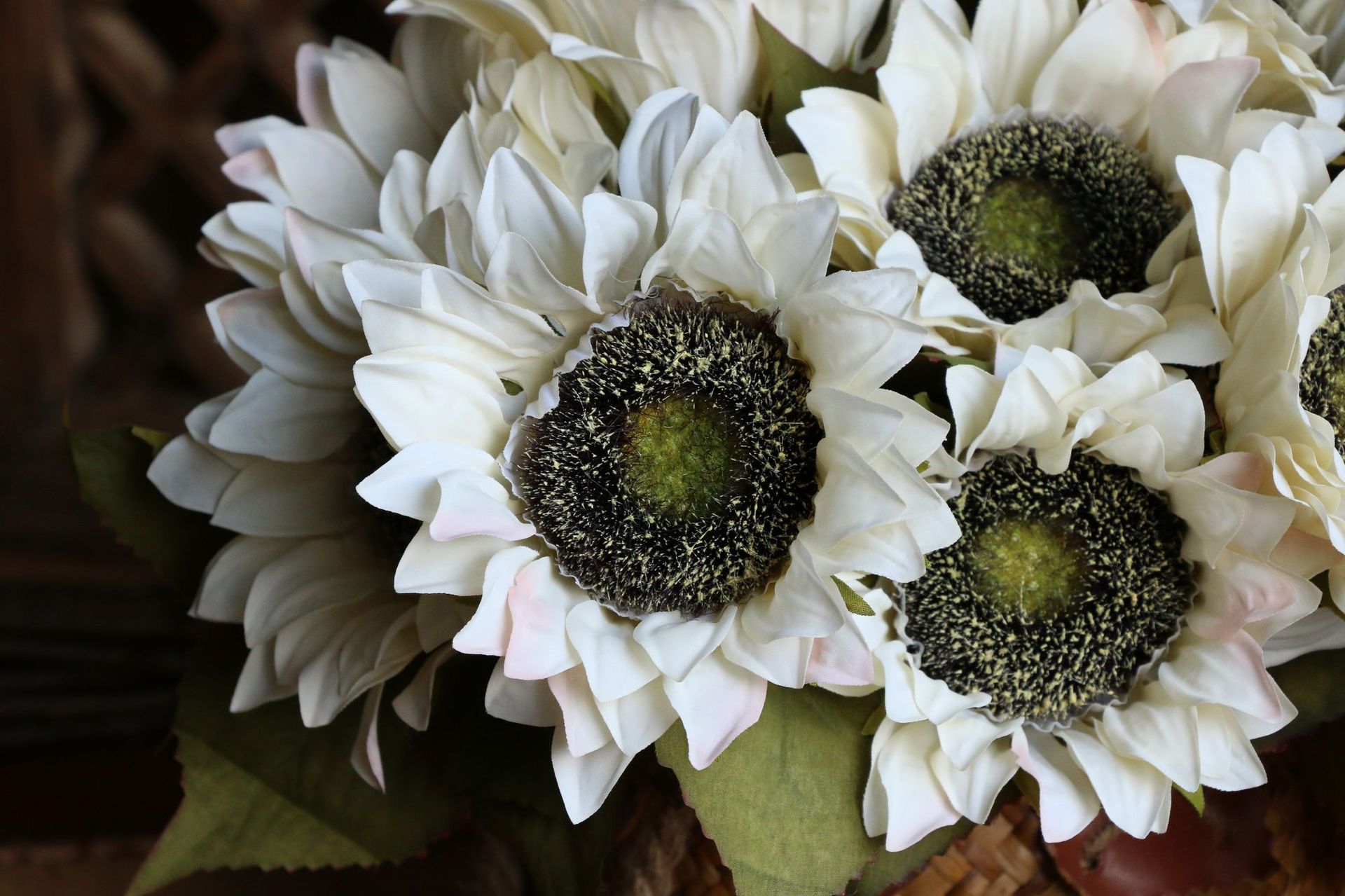 Artificial Sunflower Wholesale Artificial Flower Silk Flower Floor Taiyanghua Bundled Flower Home Decoration 5 Sunflowers