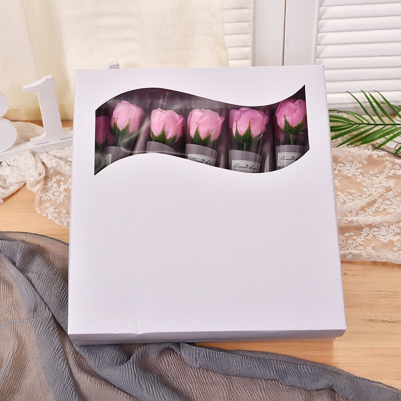 Mother's Day Gift Wedding Gifts Teacher's Day Valentine's Day Single Stem Rose Soap Flower Artificial Flower