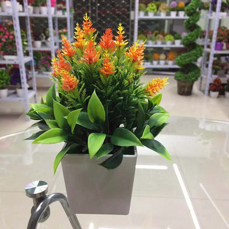  Artificial Plant Artificial Flower Pot Mini Pine Cone Bonsai 9.9 Yuan Store Hot Selling Products