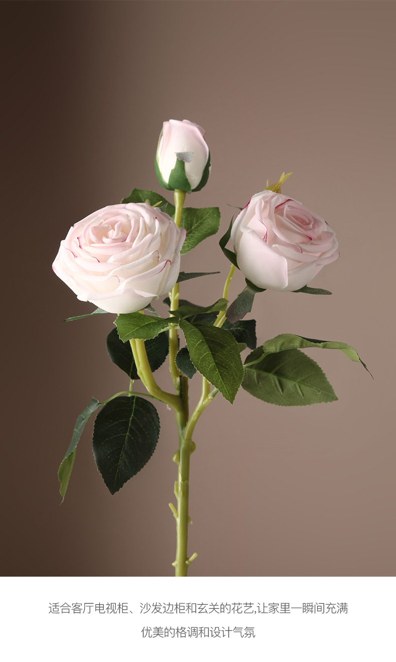 Moist Feeling Rose Bouquet Simulation Floral Decorations Home Indoor Decoration Wedding Fake Flower Photo Decoration Flowers