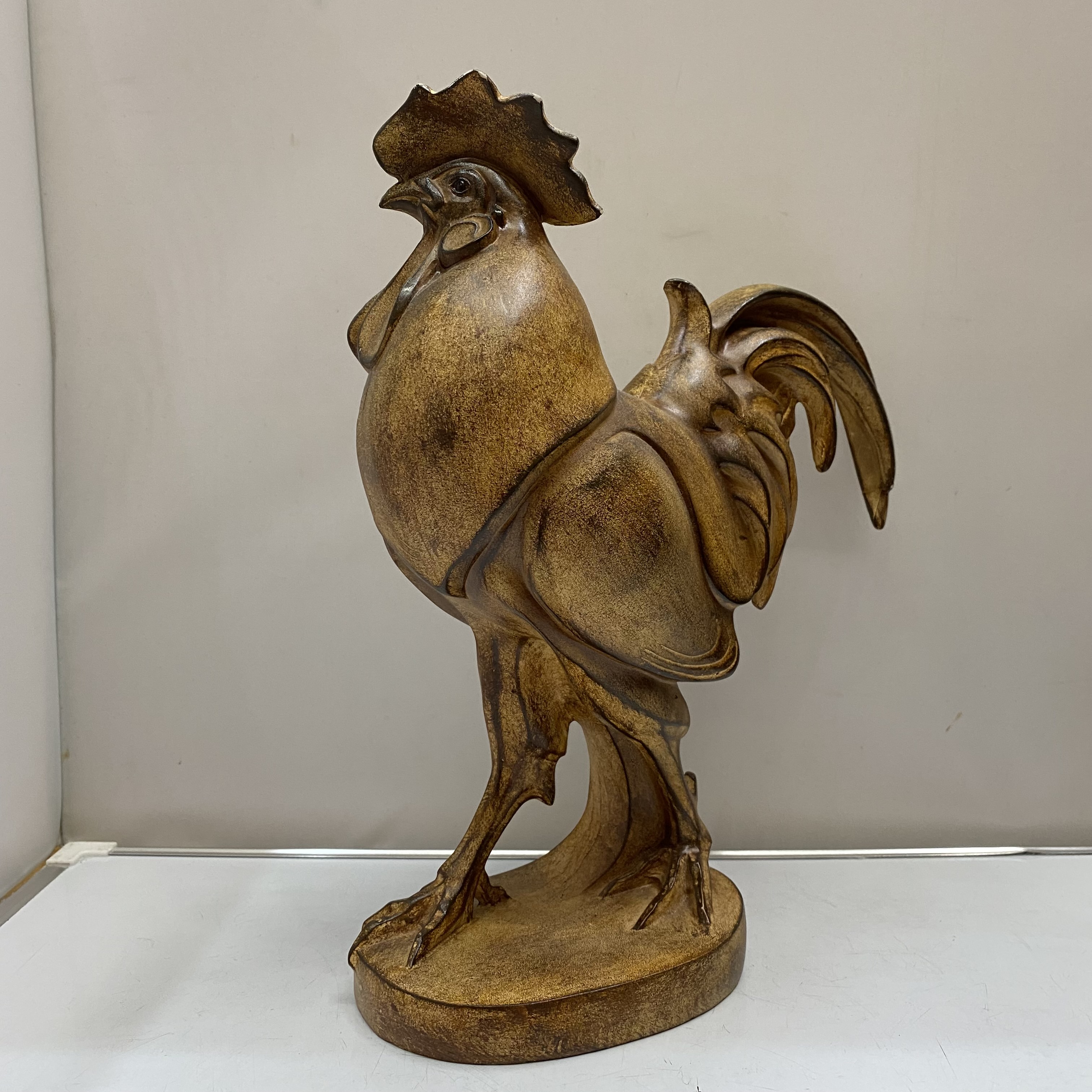 Resin Crafts Auspicious Ruyi Auspicious Rooster Decoration Home Living Room TV Cabinet Entrance Decoration Gift Decoration
