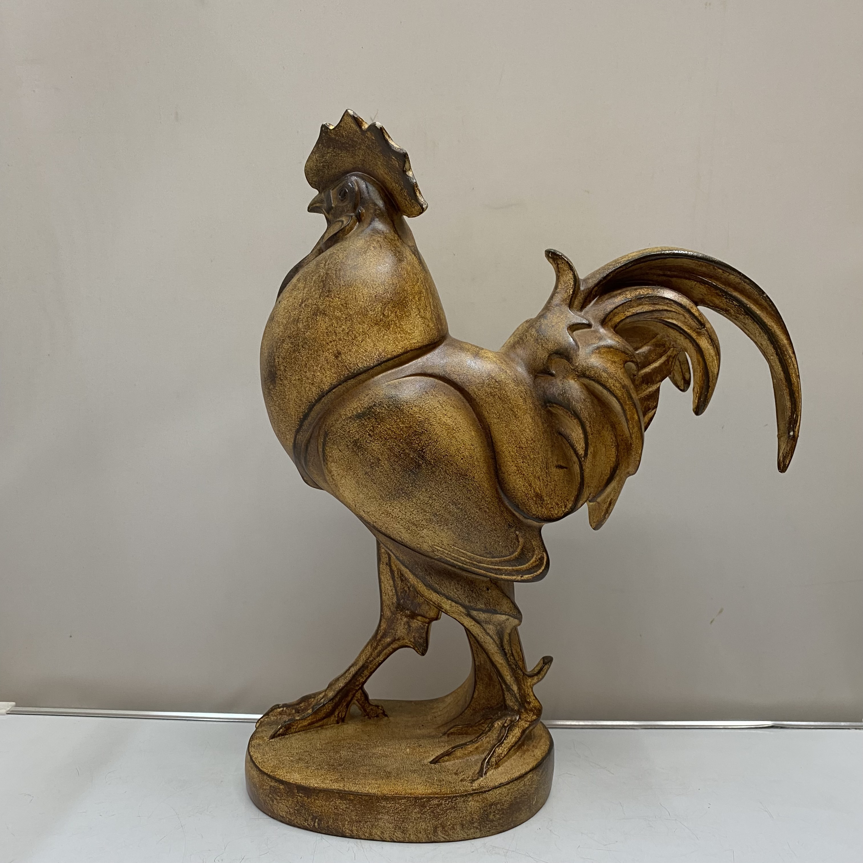 Resin Crafts Auspicious Ruyi Auspicious Rooster Decoration Home Living Room TV Cabinet Entrance Decoration Gift Decoration