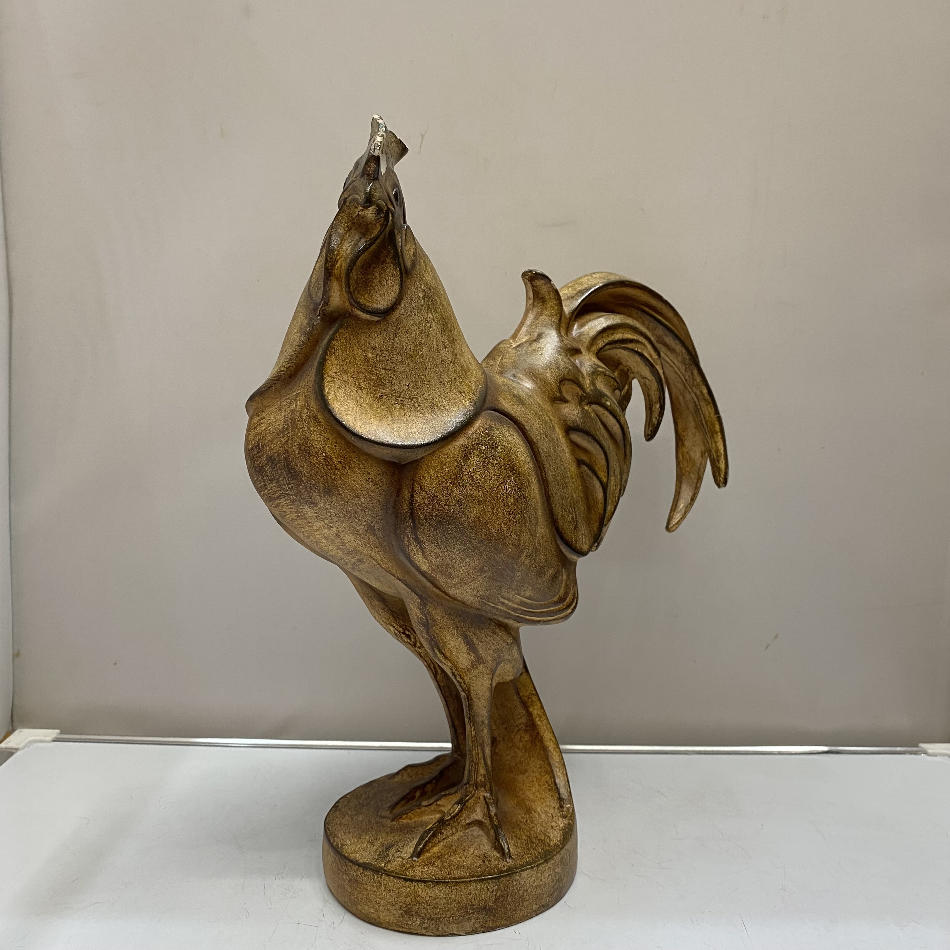 Resin Crafts Auspicious Ruyi Auspicious Rooster Decoration Home Living Room TV Cabinet Entrance Decoration Gift Decoration