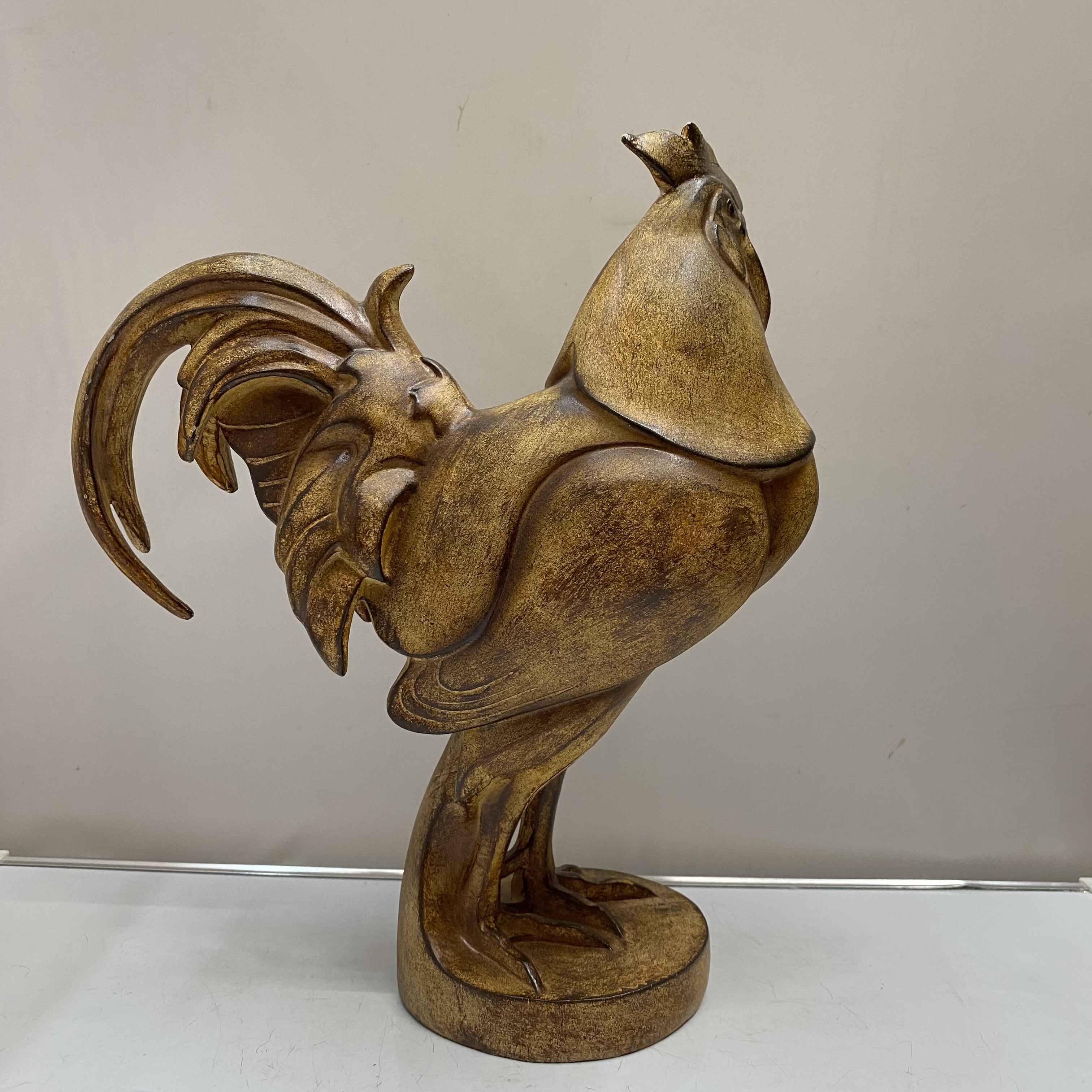 Resin Crafts Auspicious Ruyi Auspicious Rooster Decoration Home Living Room TV Cabinet Entrance Decoration Gift Decoration