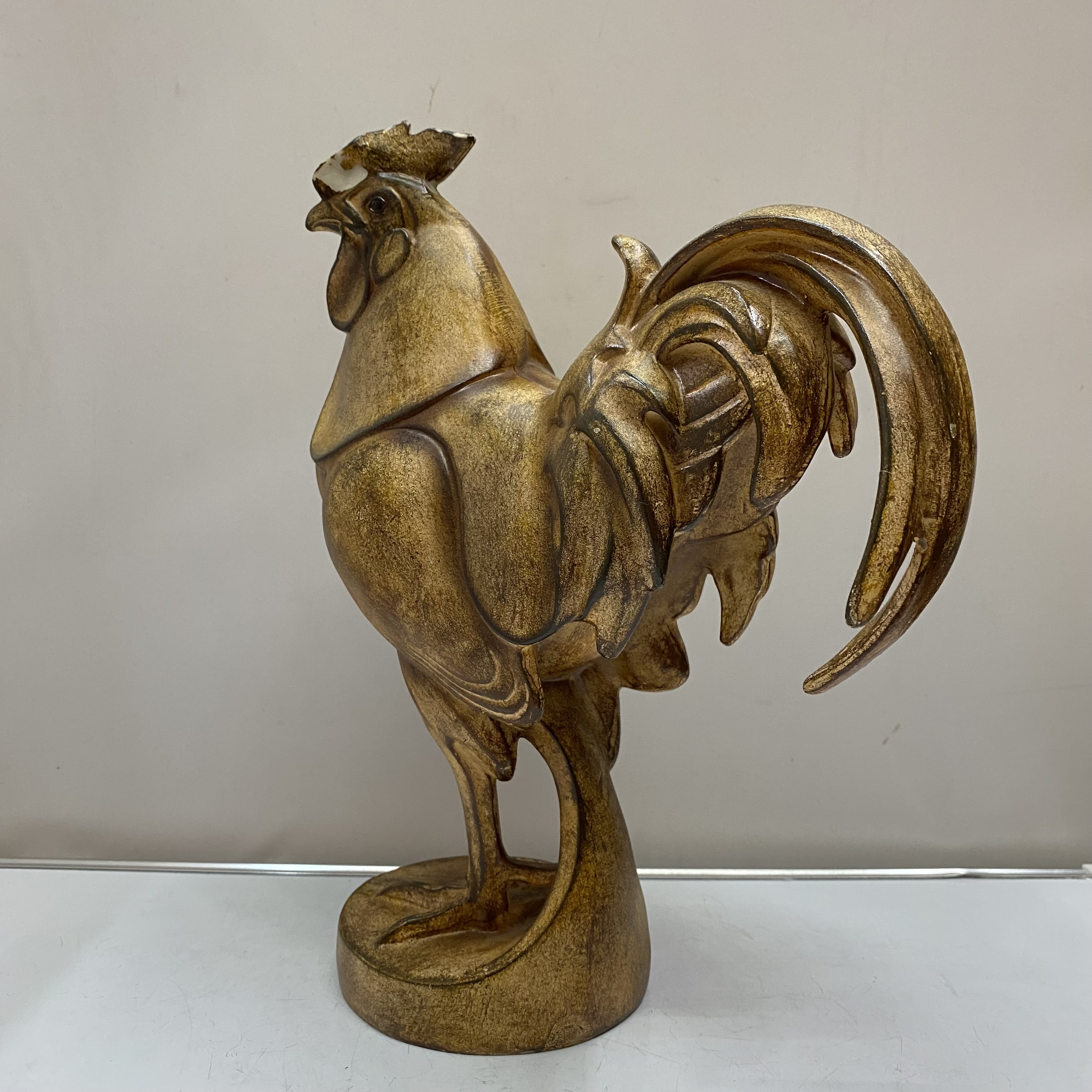Resin Crafts Auspicious Ruyi Auspicious Rooster Decoration Home Living Room TV Cabinet Entrance Decoration Gift Decoration