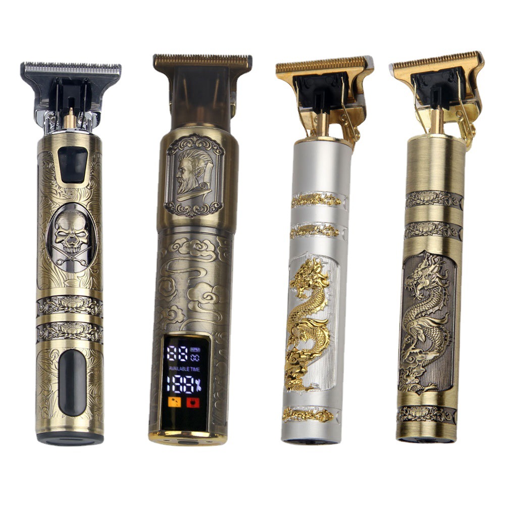 Cross-Border Hair Clipper Men&#039;s Oil Head Electric Hair Clipper Shaver Set Electric Clipper Buddha Electric Hair Clipper