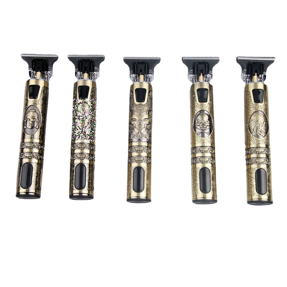 Cross-Border Hair Clipper Men&#039;s Oil Head Electric Hair Clipper Shaver Set Electric Clipper Buddha Electric Hair Clipper