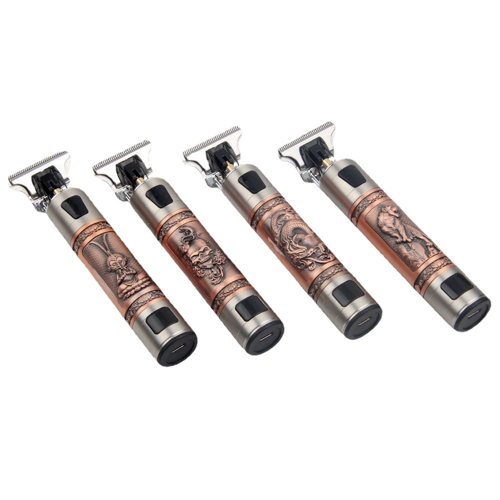 Cross-Border Hair Clipper Men&#039;s Oil Head Electric Hair Clipper Shaver Set Electric Clipper Buddha Electric Hair Clipper