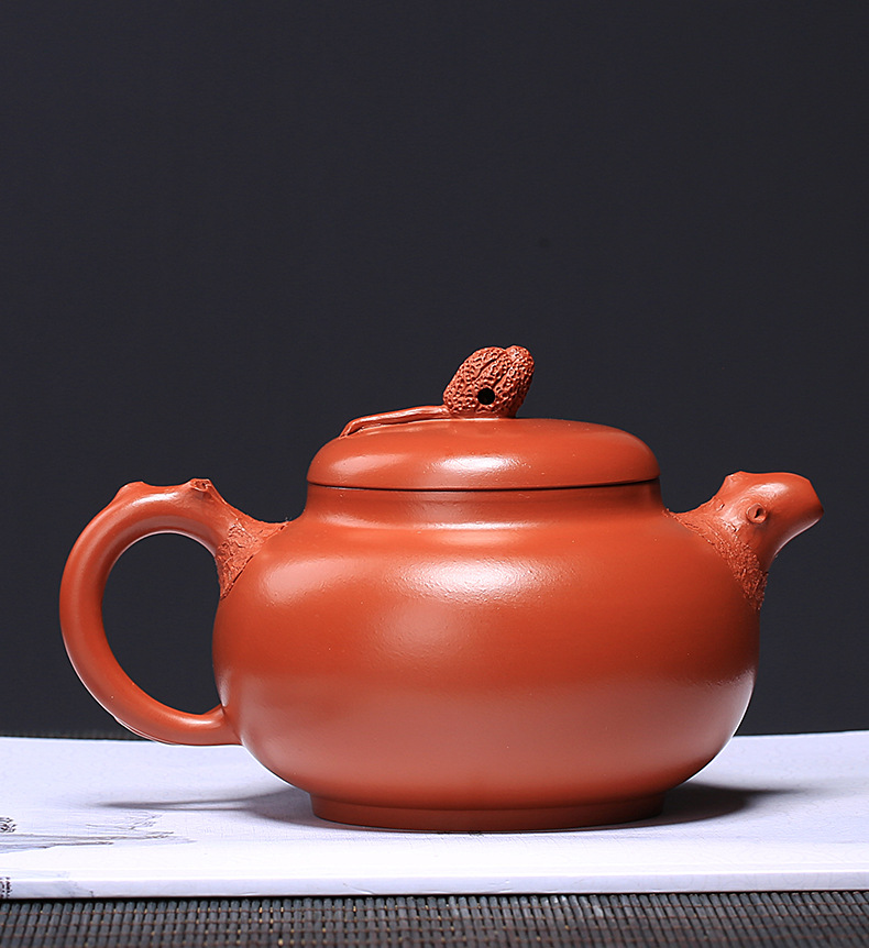 Yixing Raw Ore Purple Sand Teapot Generation Zhu Mud Buddha's Hand Pot Teapot High-Grade Tea Set Yixing Raw Ore Purple Sand Teapot Generation Zhu Mud Buddha's Hand Pot Teapot High-Grade Tea Set