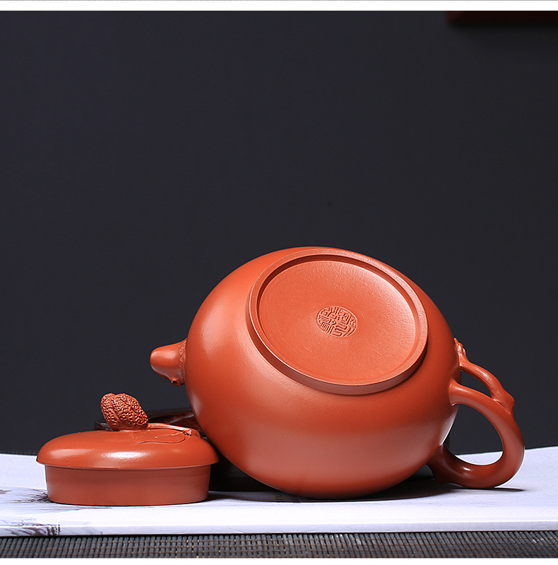 Yixing Raw Ore Purple Sand Teapot Generation Zhu Mud Buddha's Hand Pot Teapot High-Grade Tea Set Yixing Raw Ore Purple Sand Teapot Generation Zhu Mud Buddha's Hand Pot Teapot High-Grade Tea Set