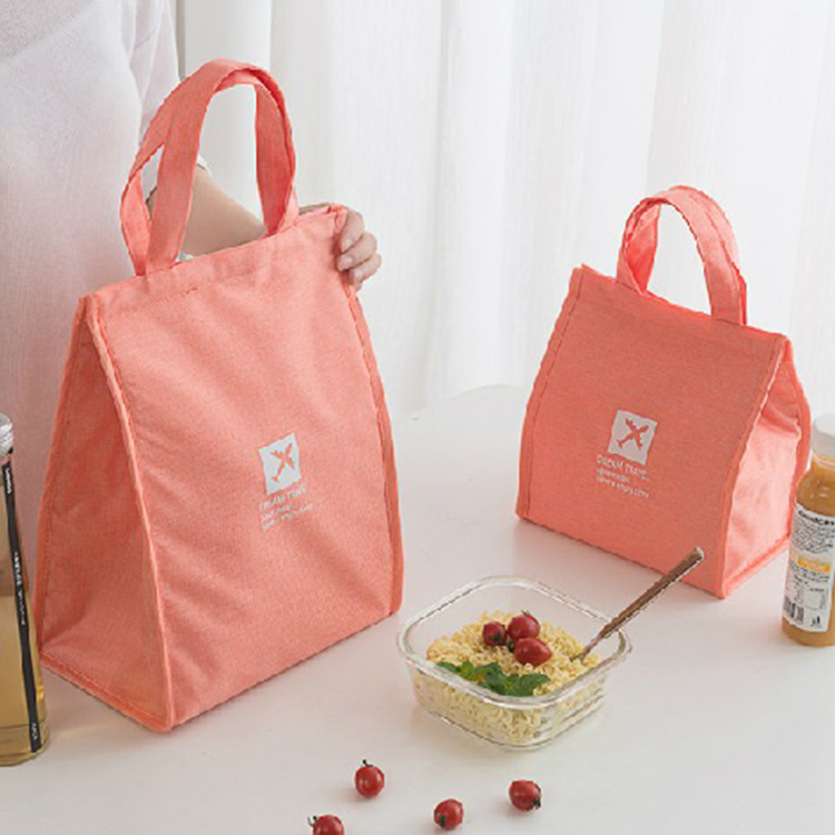 New Large Capacity Aluminum Foil Insulation Bag Portable Ice Bag Simple Waterproof Insulated Lunch Bag with Rice Bag Can Be Customized