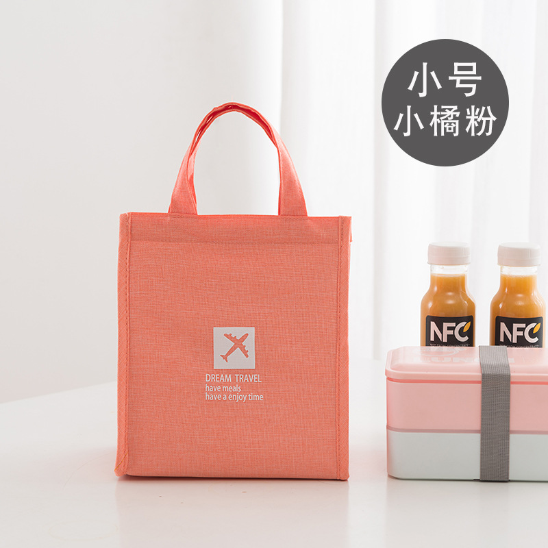 New Large Capacity Aluminum Foil Insulation Bag Portable Ice Bag Simple Waterproof Insulated Lunch Bag with Rice Bag Can Be Customized