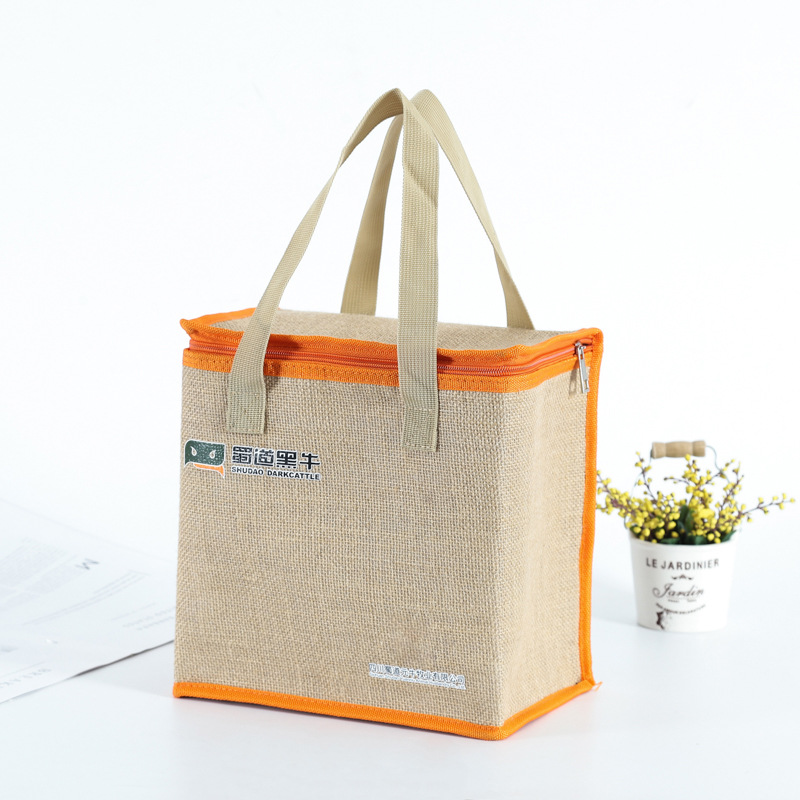In Stock Wholesale Waterproof Heat Insulation Bag Picnic Bag Custom Oxford Cloth Portable Ice Bag Lunch Box Bag Lunch Bag Custom