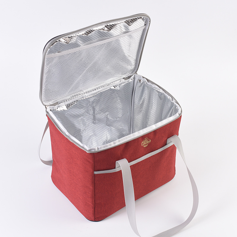 In Stock Wholesale Waterproof Heat Insulation Bag Picnic Bag Custom Oxford Cloth Portable Ice Bag Lunch Box Bag Lunch Bag Custom