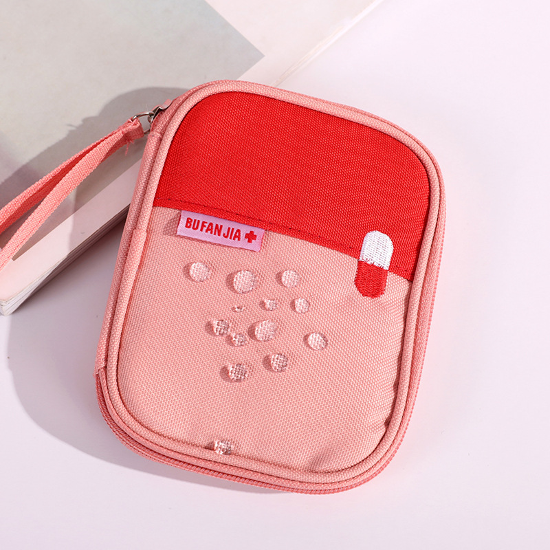 Small Color Matching Portable Medicine Storage Bag Epidemic Prevention Bag Portable First Aid Kits Emergency Bag Medicine Bag Medicine Box