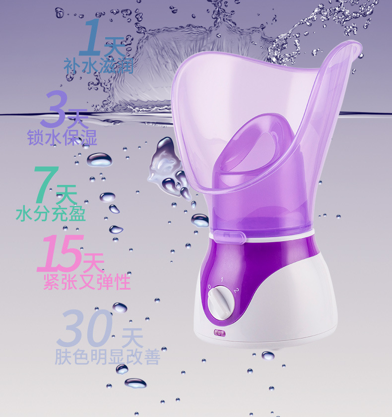 New Facial Vaporizer Aromatherapy Sprayer Facial Steamer Water Replenishing Instrument Facial Vaporizer Hot Spray Nasal Steamer Manufacturer