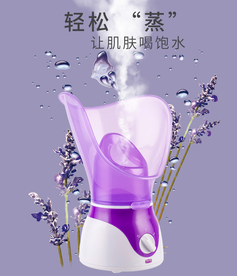New Facial Vaporizer Aromatherapy Sprayer Facial Steamer Water Replenishing Instrument Facial Vaporizer Hot Spray Nasal Steamer Manufacturer