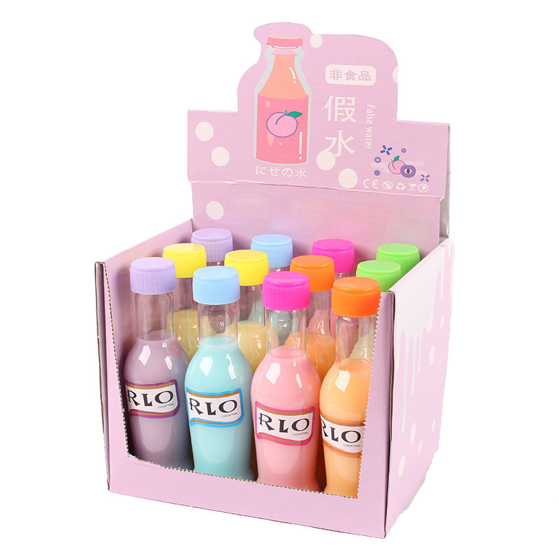 SOURCE Manufacturer Cocktail Bottle Fake Water Crystal Mud Fake Cement Color Nasal Gel Sand Skin Glue Internet Celebrity Hug Milk