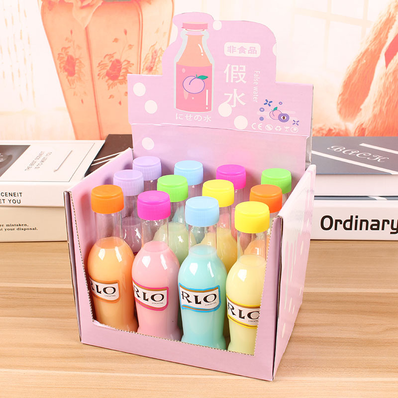 SOURCE Manufacturer Cocktail Bottle Fake Water Crystal Mud Fake Cement Color Nasal Gel Sand Skin Glue Internet Celebrity Hug Milk