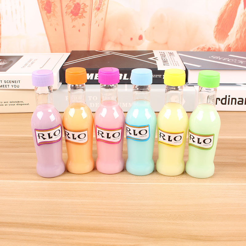 SOURCE Manufacturer Cocktail Bottle Fake Water Crystal Mud Fake Cement Color Nasal Gel Sand Skin Glue Internet Celebrity Hug Milk