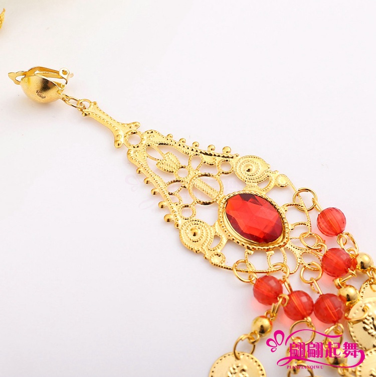 Special Offer Dance Performance Ornament Indian Dance Accessories Belly Dance Nasal Splint Nose Ring Ethnic Gem Nose Chain Tag Chain