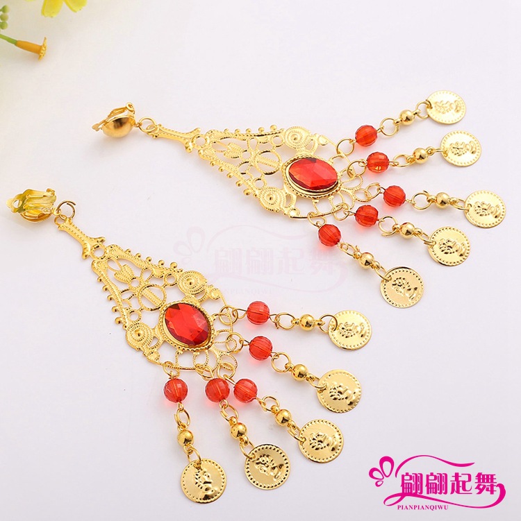 Special Offer Dance Performance Ornament Indian Dance Accessories Belly Dance Nasal Splint Nose Ring Ethnic Gem Nose Chain Tag Chain