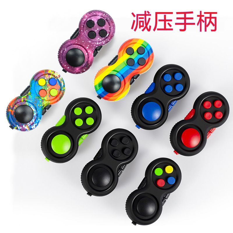 Creative Pressure Relief Rubik&#039;s Cube Handle Fidget Pad American Decompression Handle Rubik&#039;s Cube Educational Toy Whole