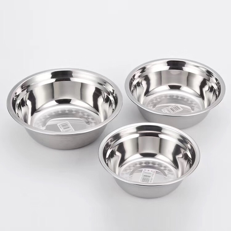 stainless steel soup bowl soup basin egg basin seasoning basin pet basin iodine basin fu basin gifts gifts manufacturers