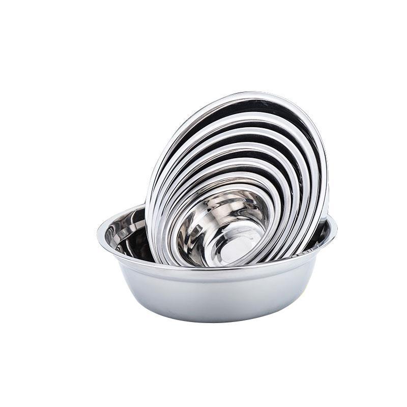 stainless steel soup bowl soup basin egg basin seasoning basin pet basin iodine basin fu basin gifts gifts manufacturers
