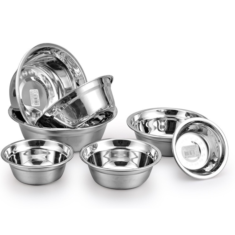 stainless steel soup bowl soup basin egg basin seasoning basin pet basin iodine basin fu basin gifts gifts manufacturers