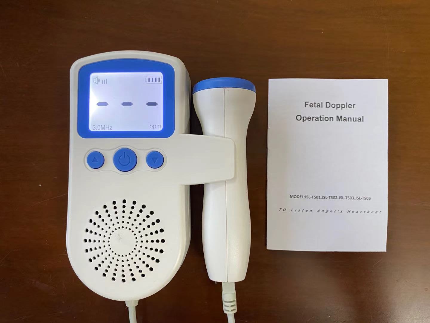 Fetus-Voice Meter Household Fetal Heart Monitor Listening Fetal Heart Monitor Stethoscope Pregnant Women Heart Rate Fetal Doppler