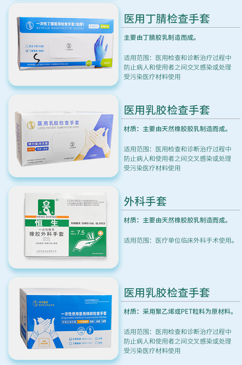 Medical Inspection Disposable PVC Food Baking Latex Gloves Nitrile Rubber Labor Protection Beauty Salon Hair Dyeing Gloves