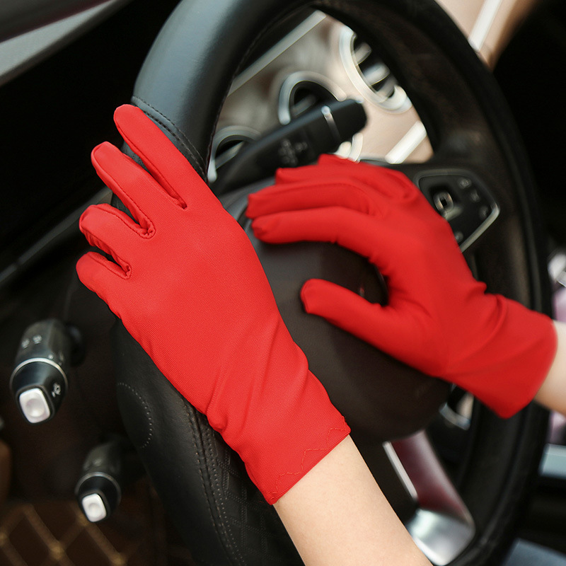 Men's Thin Medical White Anti-Bacterial Gloves Women's Working Driving and Biking Sun Block and Dustproof Anti Pathogenic Bacteria Gloves