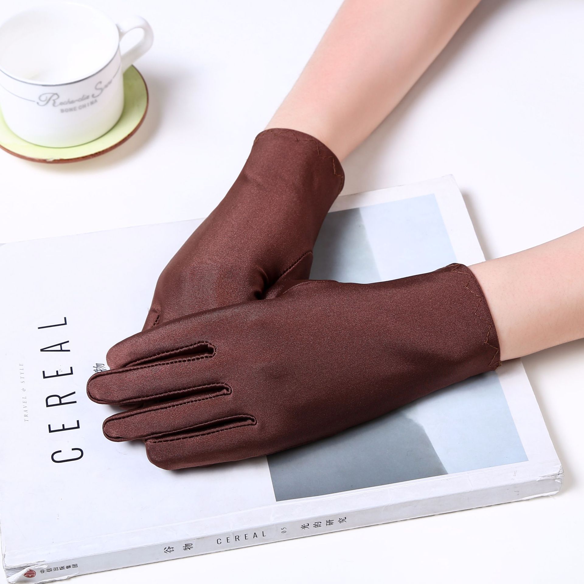 Men's Thin Medical White Anti-Bacterial Gloves Women's Working Driving and Biking Sun Block and Dustproof Anti Pathogenic Bacteria Gloves