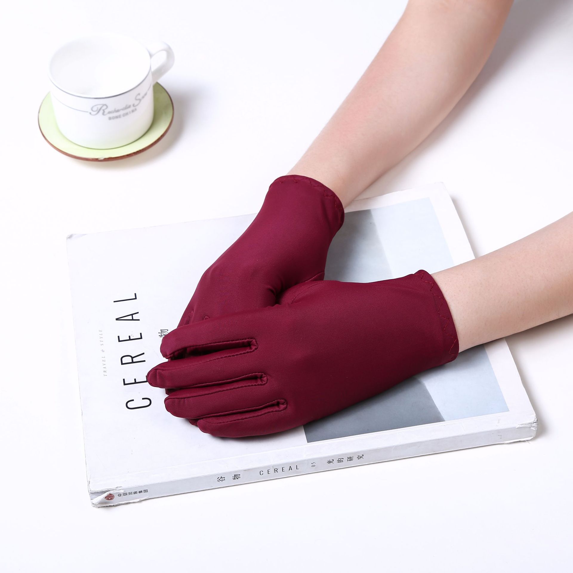 Men's Thin Medical White Anti-Bacterial Gloves Women's Working Driving and Biking Sun Block and Dustproof Anti Pathogenic Bacteria Gloves