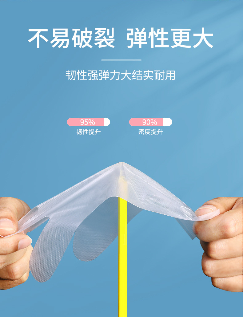 Factory Direct Supply Medical Grade Thickened 100 PCs TPE Disposable Gloves Household Oil-Proof Catering and Beauty Hairdressing Factory Direct Supply Medical Grade Thickened 100 PCs TPE Disposable Gloves Household Oil-Proof Catering and Beauty Hairdressing