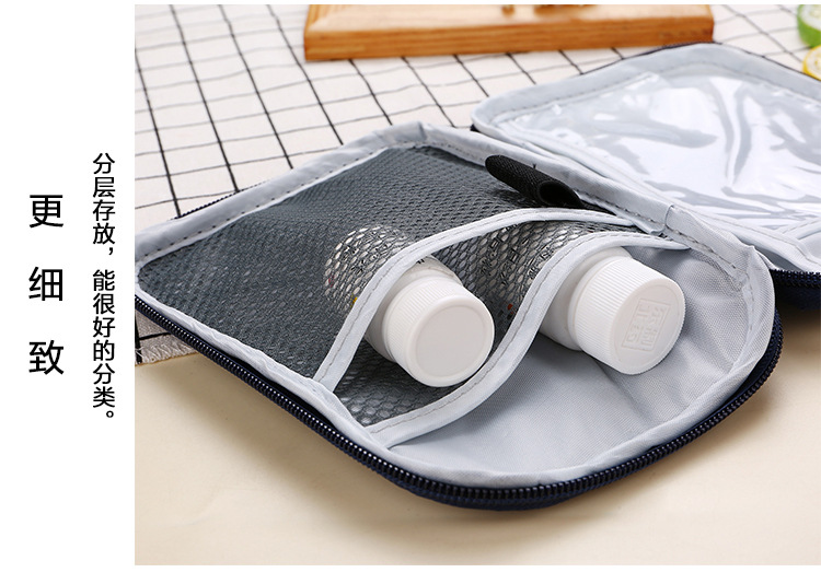Business Trip Travel Household Portable First-Aid Kit Portable Small Herb Bag Storage Medicine First Aid Drug Package Factory Direct Sales
