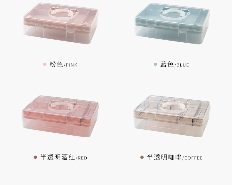 Medicine Box Household Large Capacity Children's Small Medicine Box First Aid Kit Multi-Layer Family Drug Category Storage Box Medicine Box Household Large Capacity Children's Small Medicine Box First Aid Kit Multi-Layer Family Drug Category Storage Box