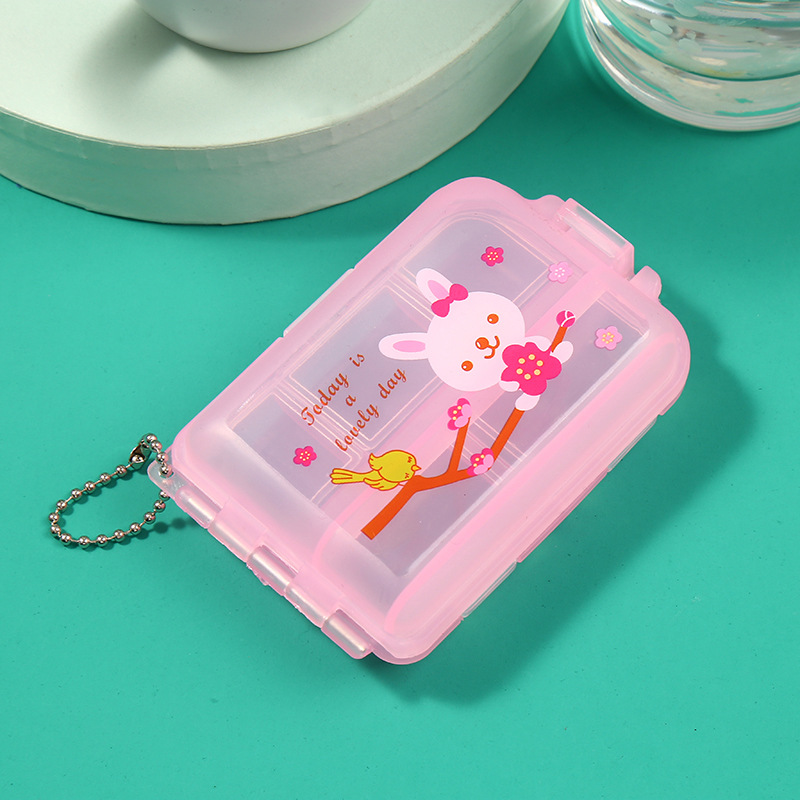 Portable 10-Grid Pill Box Double-Layer Sealed Portable Drug Storage Box Outdoor Moisture-Proof Mini Portable First-Aid Kit Wholesale Portable 10-Grid Pill Box Double-Layer Sealed Portable Drug Storage Box Outdoor Moisture-Proof Mini Portable First-Aid Kit Wholesale