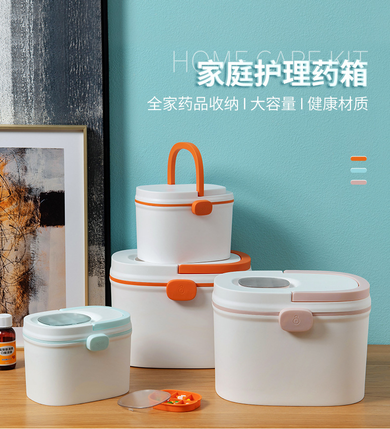 Medicine Box Family Pack Household Emergency Medicine Box Drug Storage Portable Pill Box Multi-Layer Large Capacity First Aid First Aid Kit Medicine Box Family Pack Household Emergency Medicine Box Drug Storage Portable Pill Box Multi-Layer Large Capacity First Aid First Aid Kit